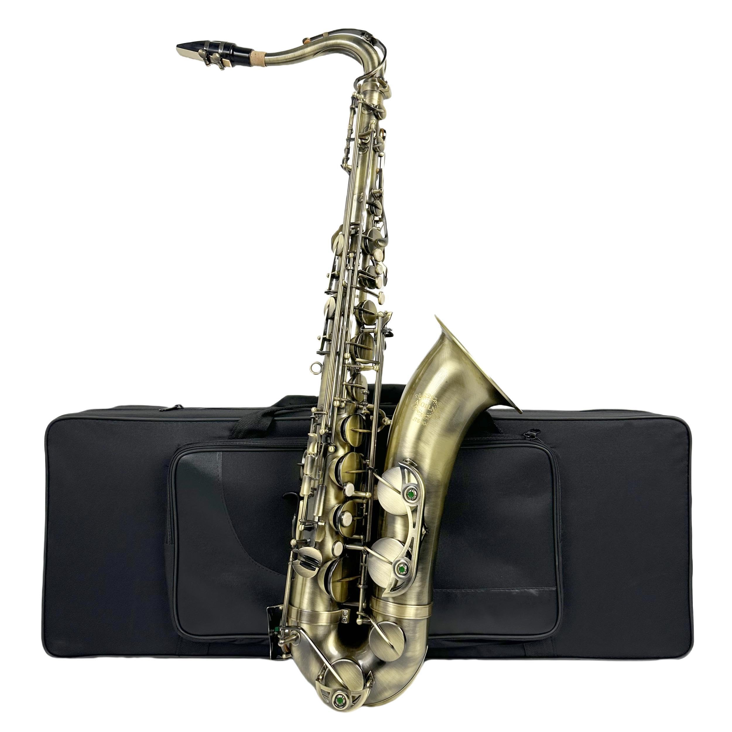 Amazon.com: Aiollns JTS-804 Tenor Saxophone B Flat Antique Bronze